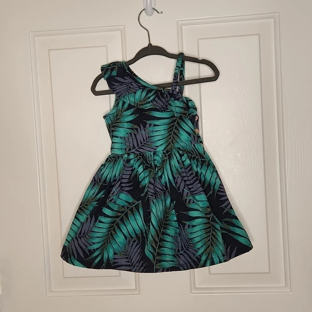 Oshkosh Genuine Kids Palm Print Dress Size 12 months